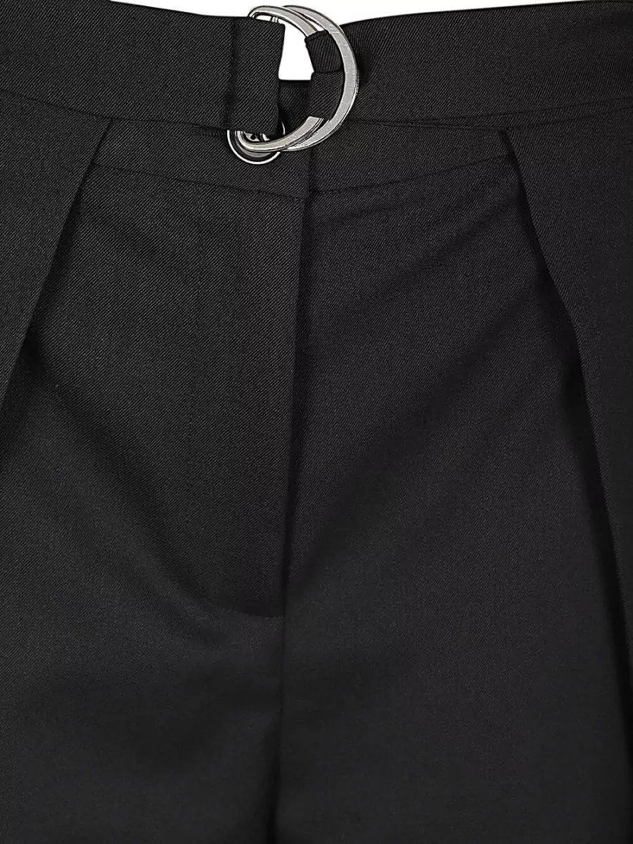Erika Cavallini Wool Wide-Leg Trousers