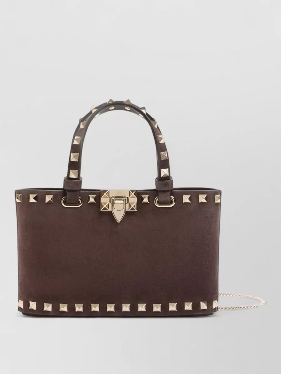Valentino Garavani rockstud spike mini leather tote bag