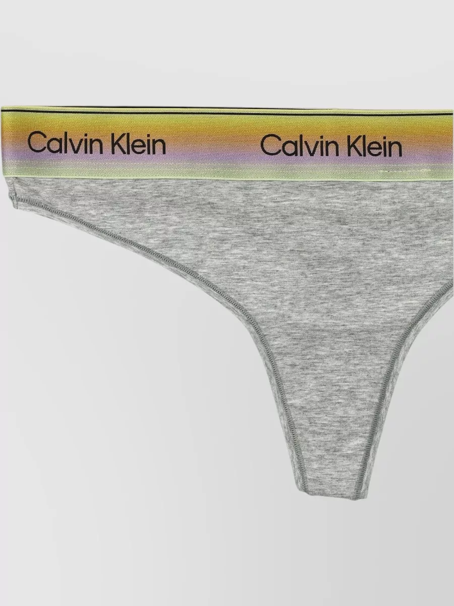 Calvin Klein Logo Waistband Thong