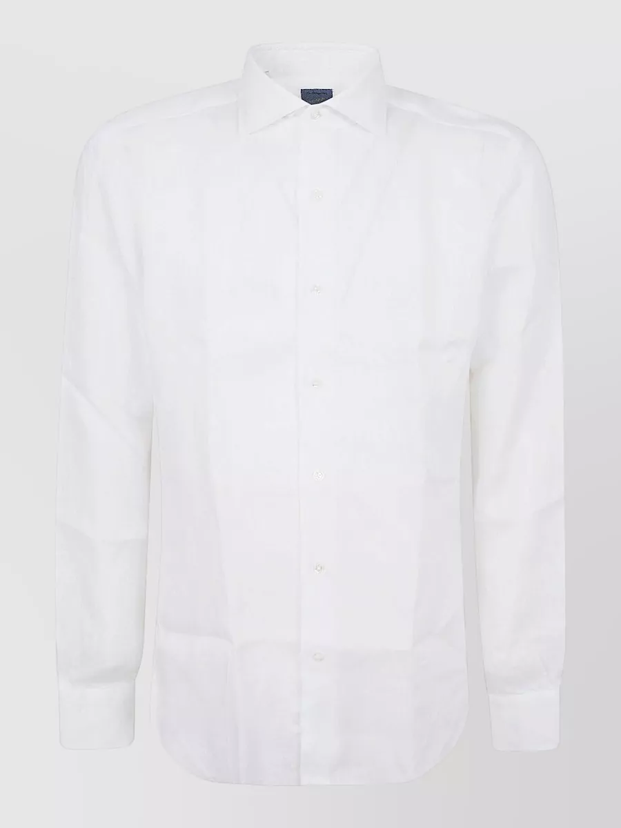 Barba Napoli linen regular-fit shirt