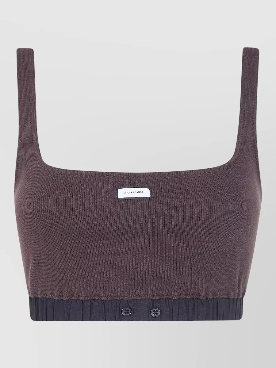 Entire Studios cotton lounge bra