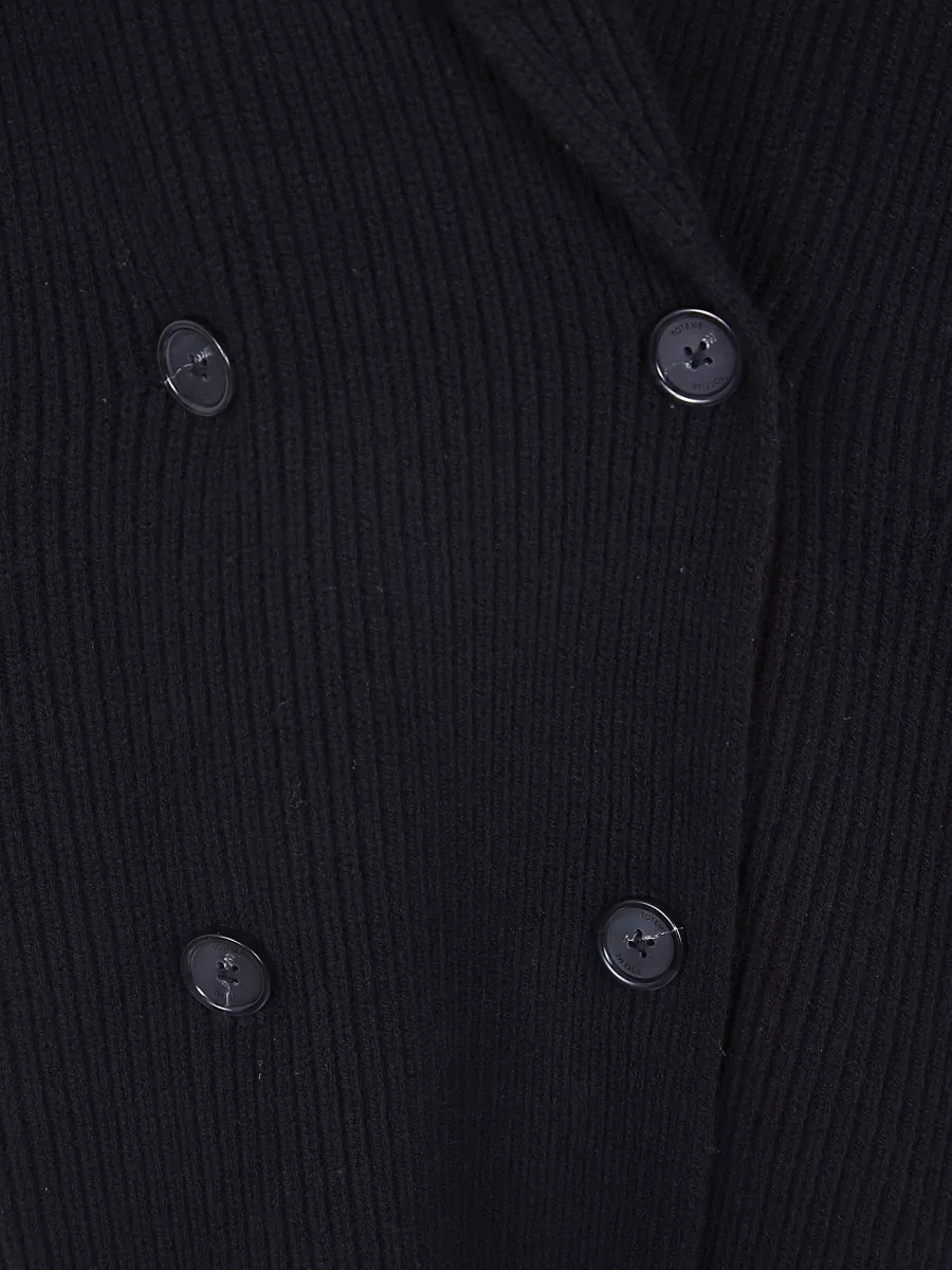 Totême Oversized Wool Long Shawl Lapel Coat