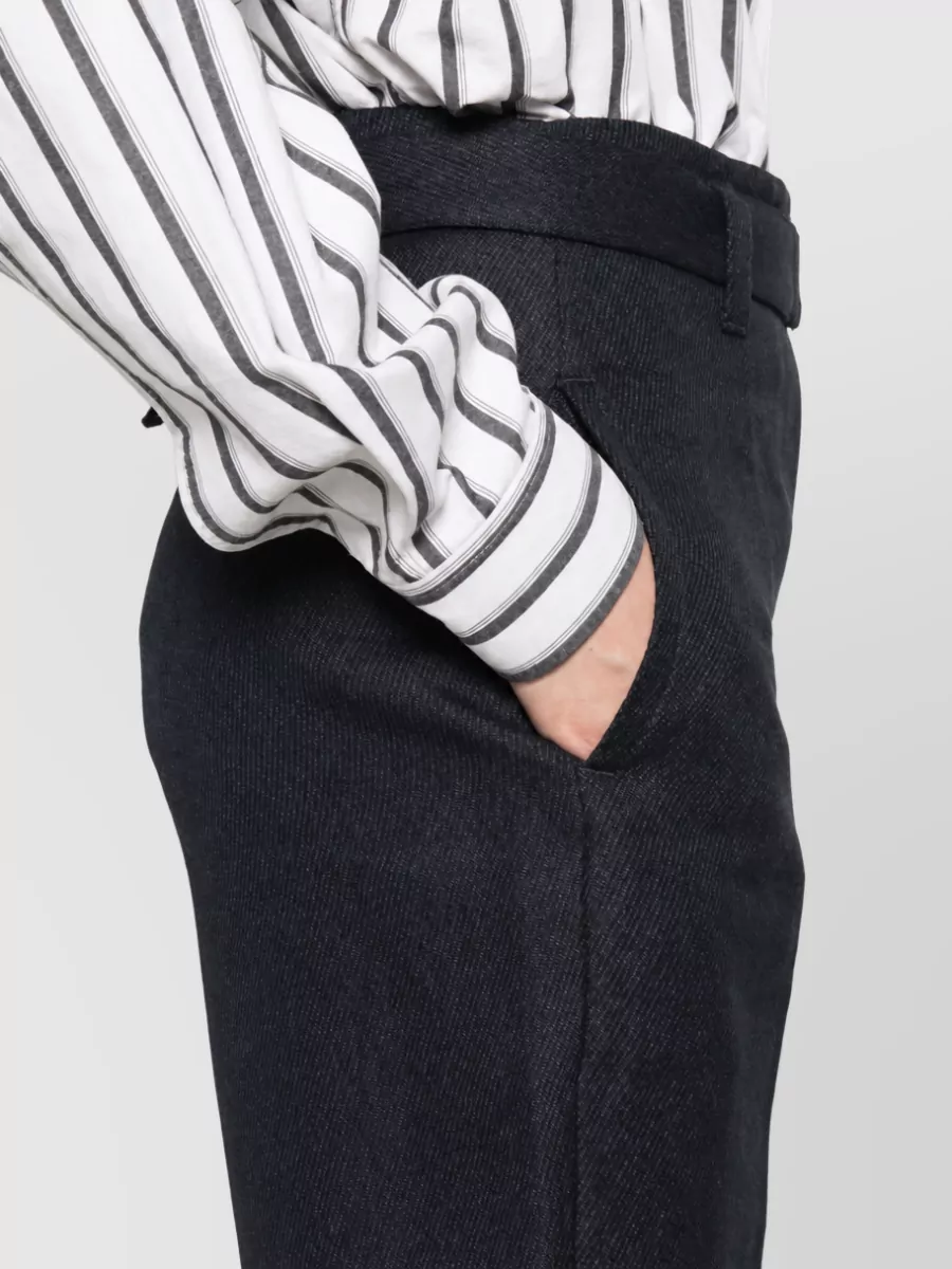 Brunello Cucinelli Linen Tailored Trousers