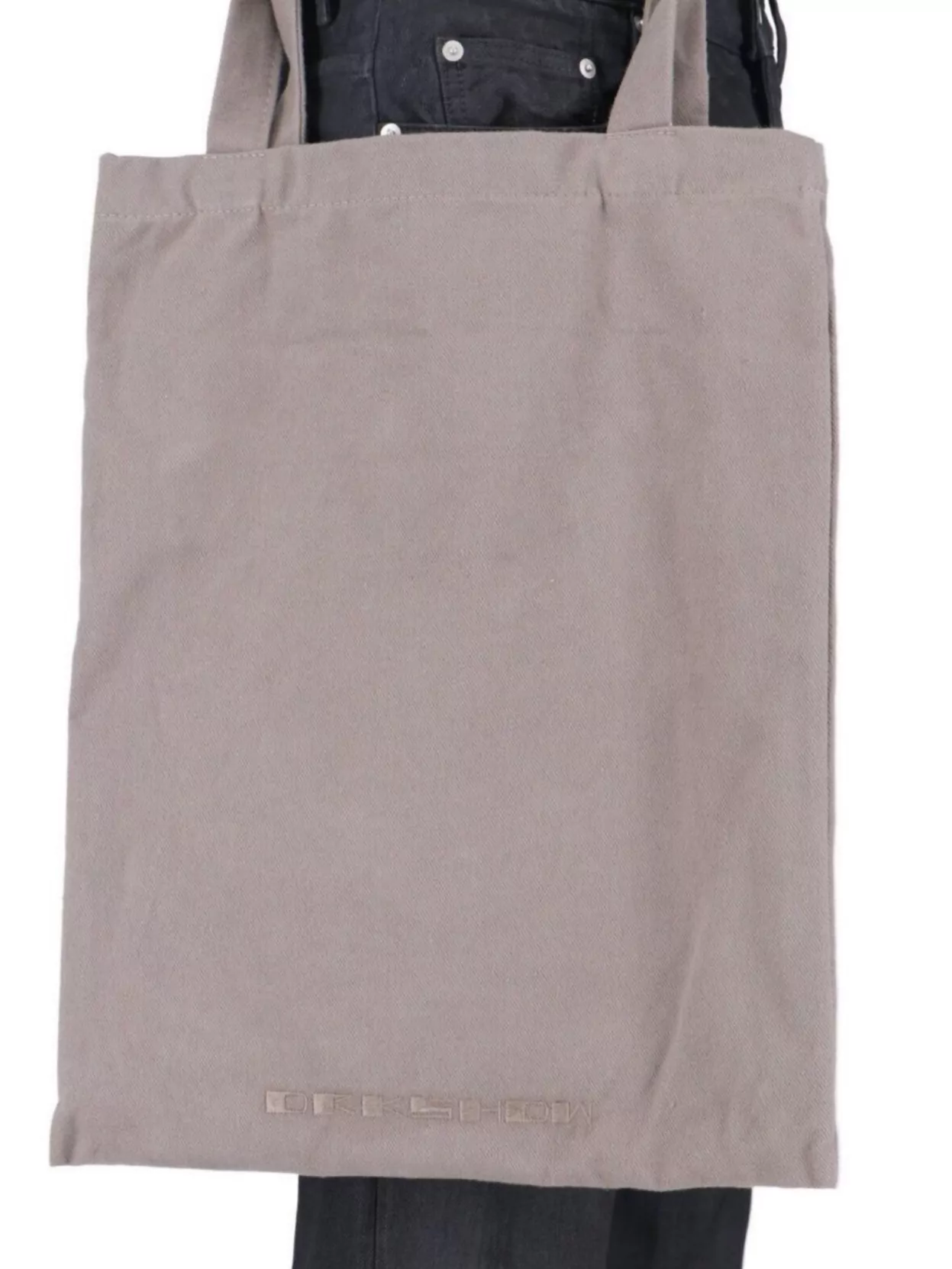 Rick Owens Drkshdw Straight Leg Trousers With Belt Loops Detail In Black