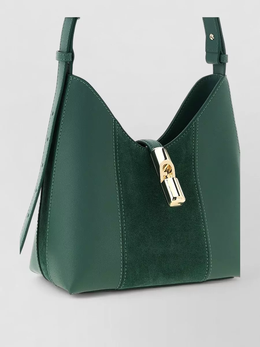 Furla Small Leather Hobo Bag