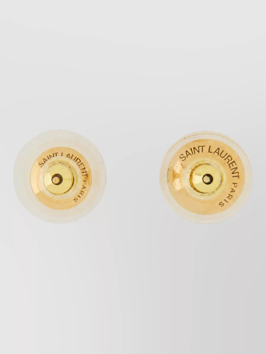 Saint Laurent Asymmetric Earrings