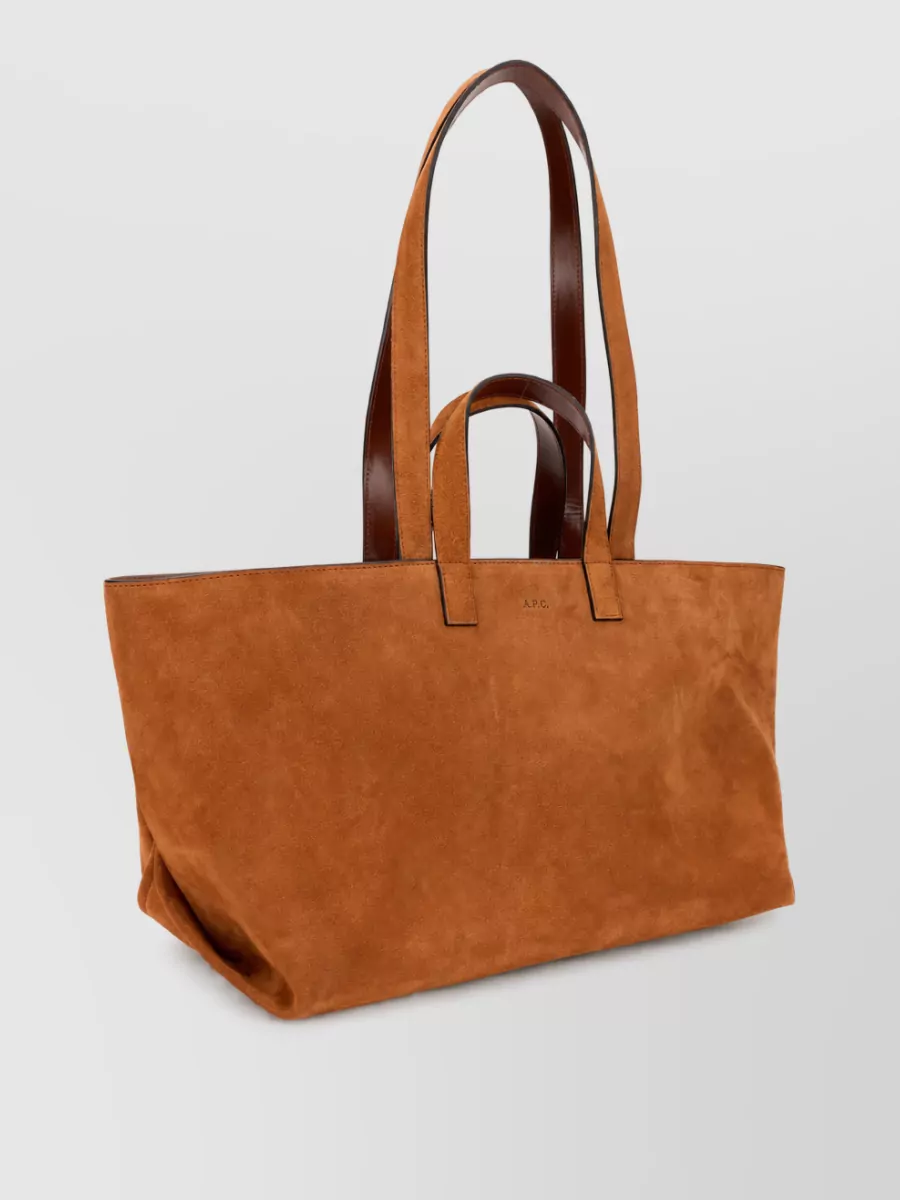 A.p.c. Axelle Suede Tote Bag