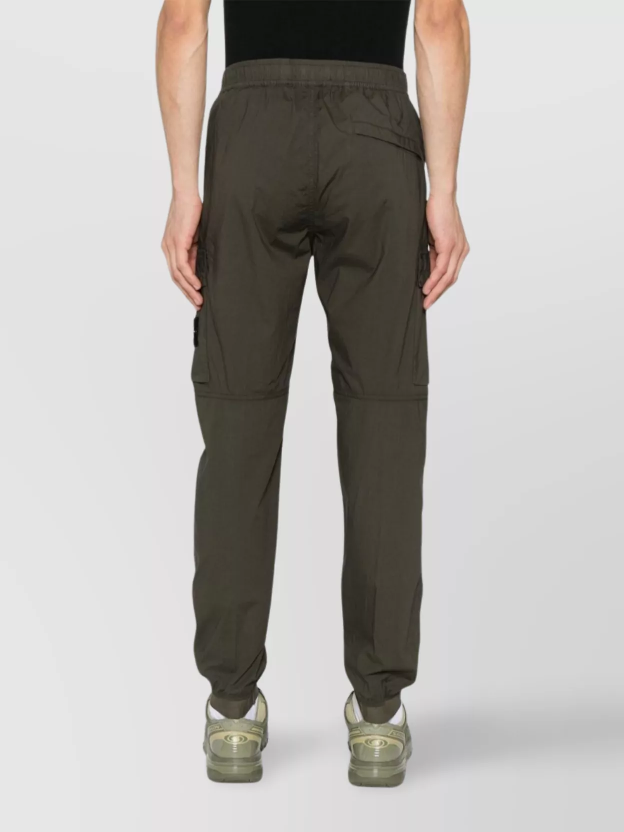 Stone Island Relaxed Fit Trousers Elastic Waistband