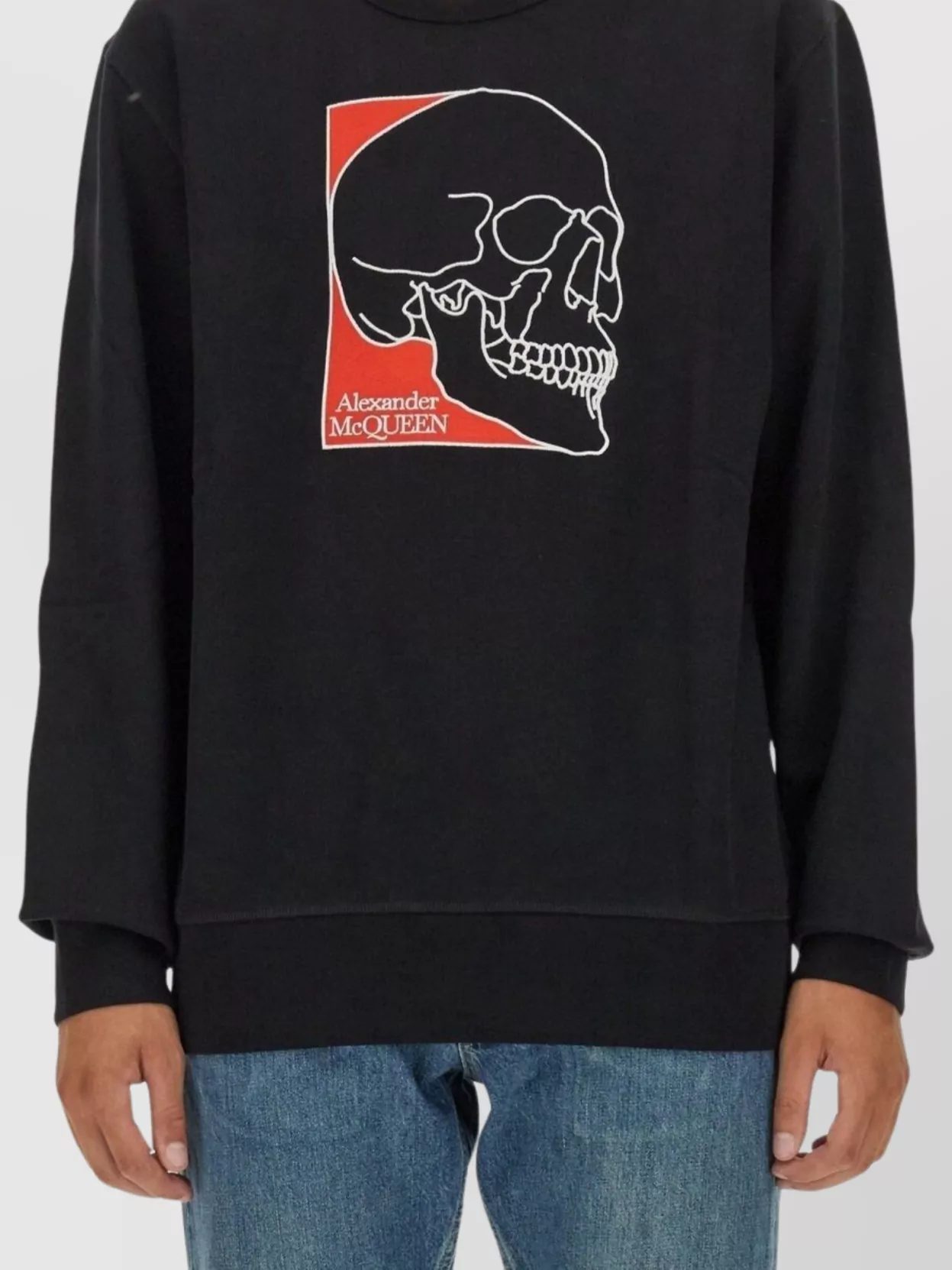 Alexander Mcqueen Logo Crew Neck Sweatshirt