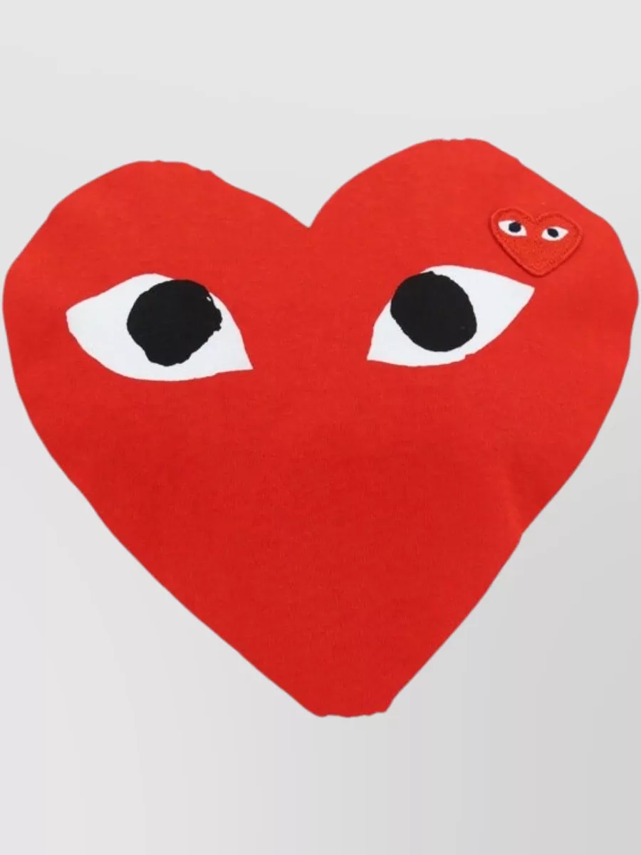 Comme Des Garçons Play Cotton Slim-Fit Logo-Print T-Shirt