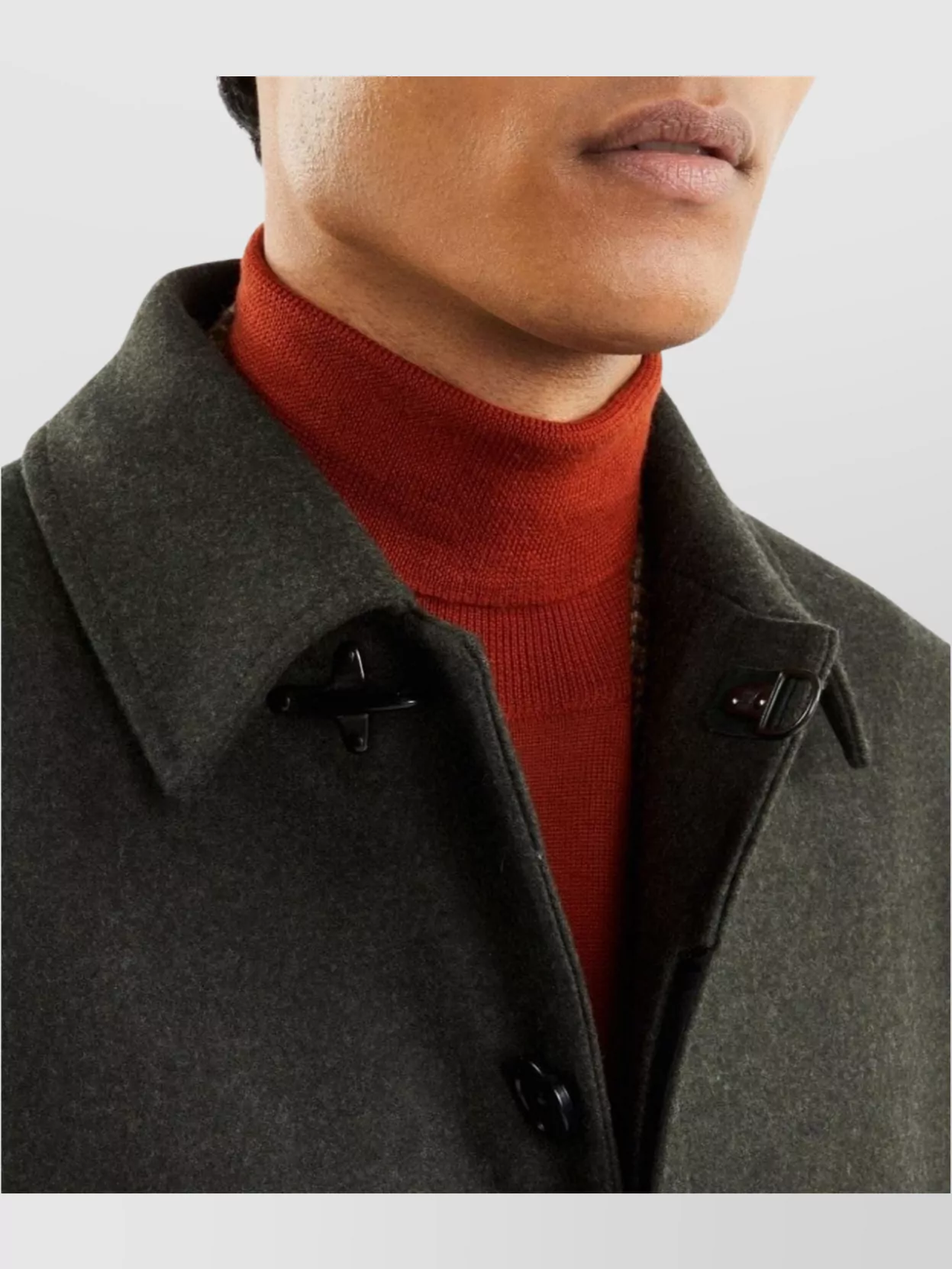 Fay Straight Wool-cashmere Blend Coat With Side Pockets In Grey