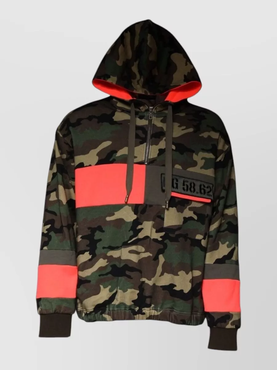 Dolce&Gabbana camouflage hooded jacket