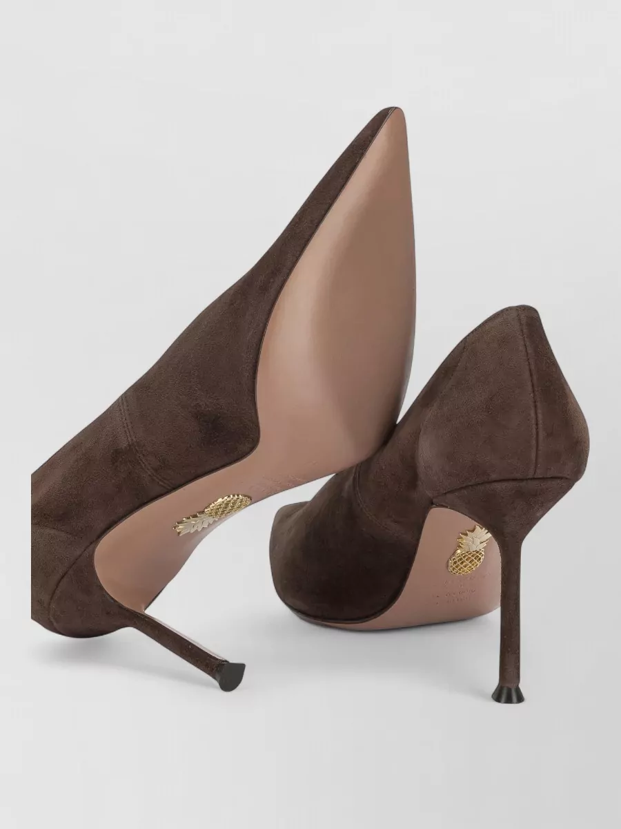 Aquazzura Suede Voltaire 85Mm Pumps