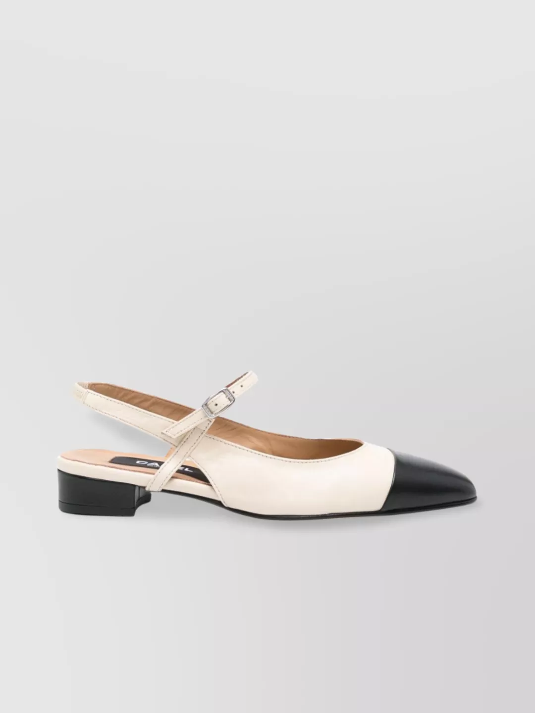 Carel Paris Leather Slingback Ballerina Shoes