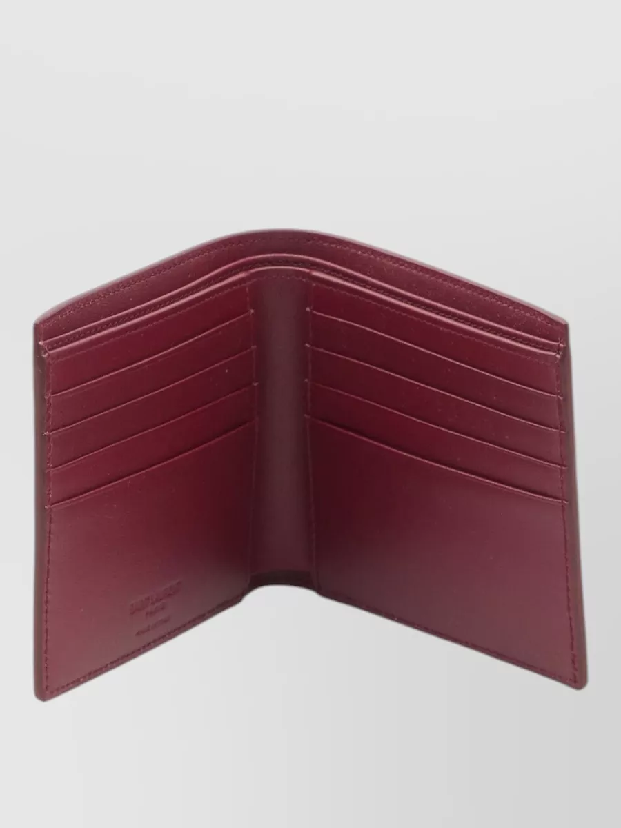 Saint Laurent Paris East West Leather Bifold Wallet