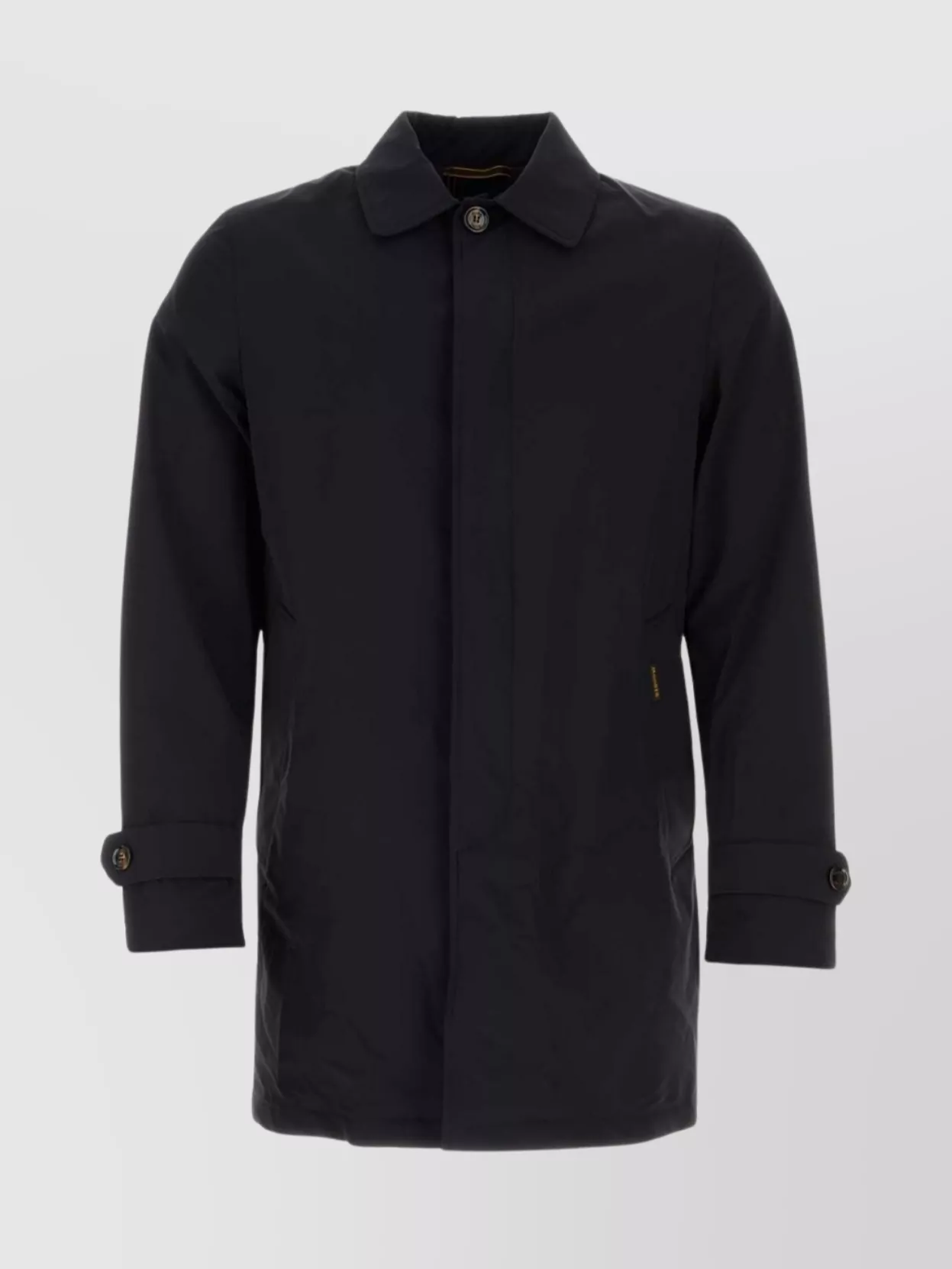 Shop Moorer Vittor Buttoned Cuffs Overcoat