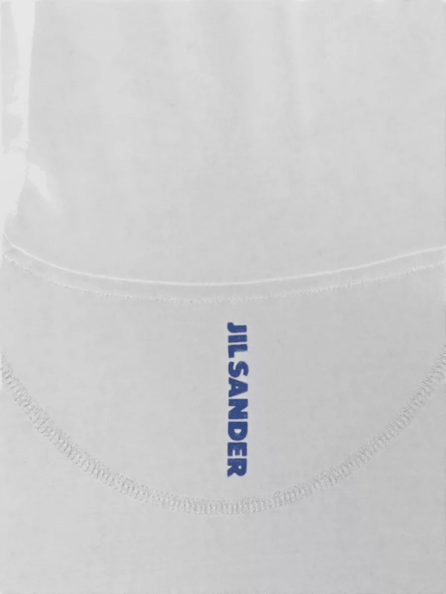 Jil Sander Short-Sleeve Knitted Top