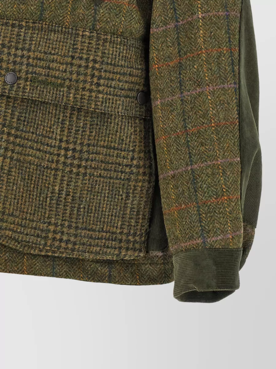 Barbour Wool Single Breasted Coat