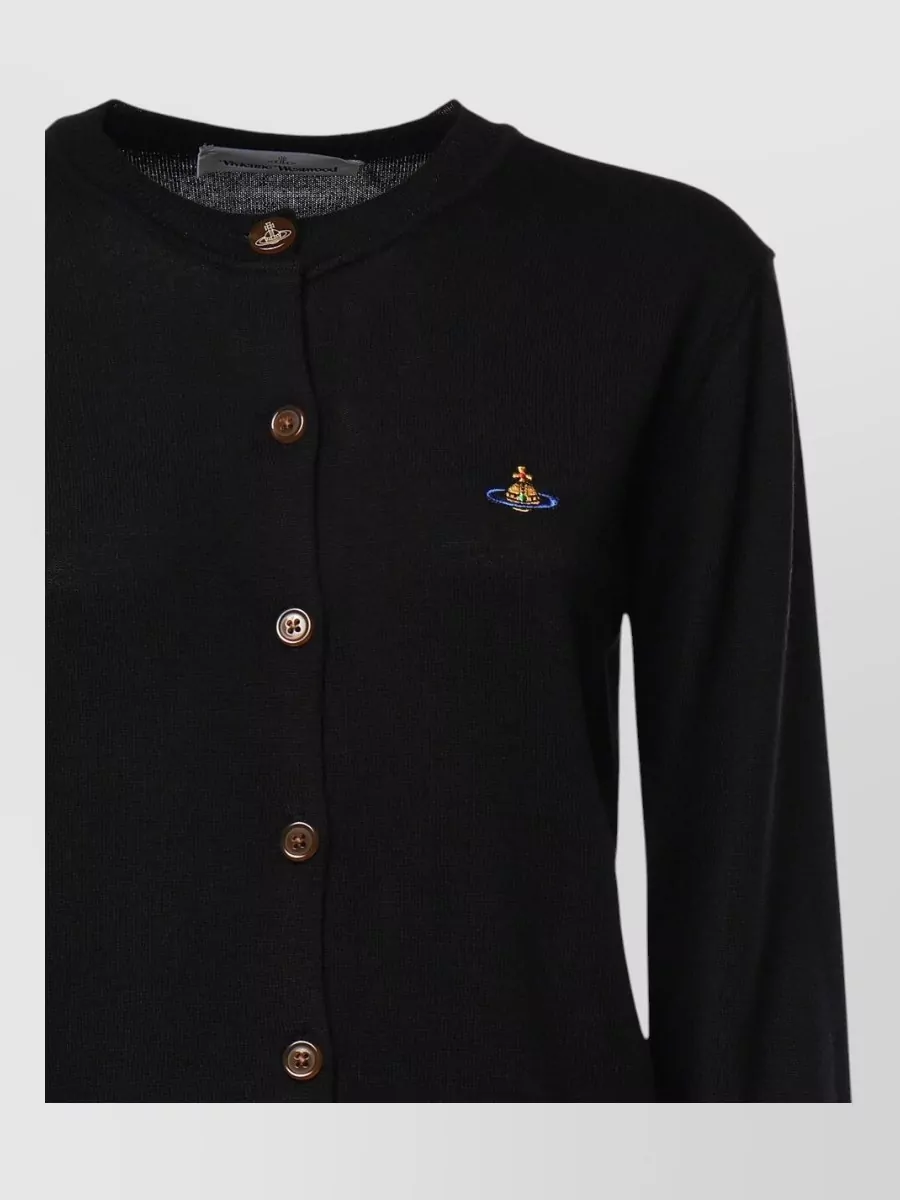 Vivienne Westwood merino wool crewneck cardigan