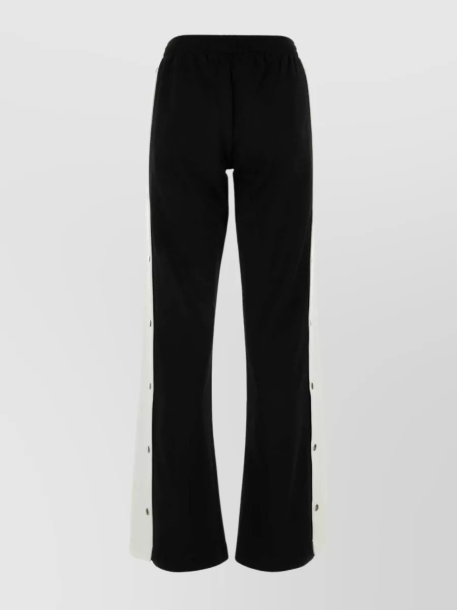 Shop Givenchy Elasticated Waistband Polyester Blend Joggers In Black