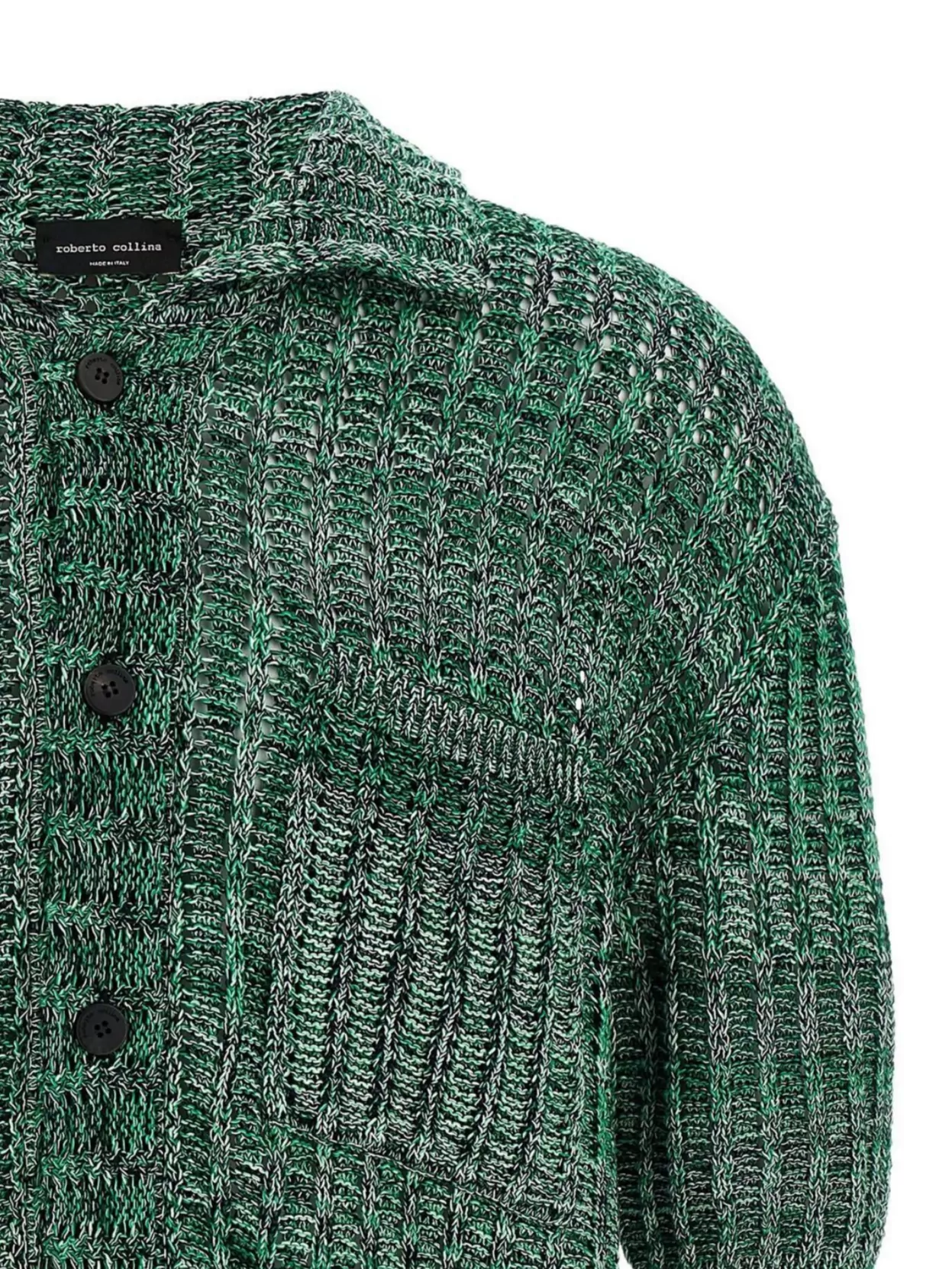 Roberto Collina Polo Shirt Textured Front Pocket