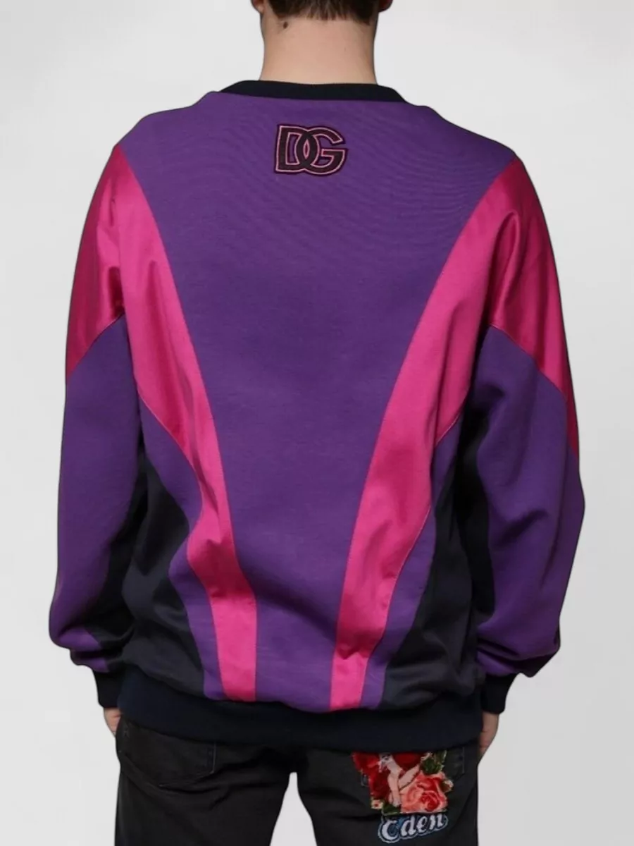 Dolce&Gabbana Colorblock Crew Neck Sweatshirt