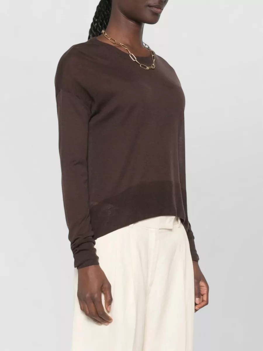 Closed Fine-Knit Wool Crew-Neck Sweater