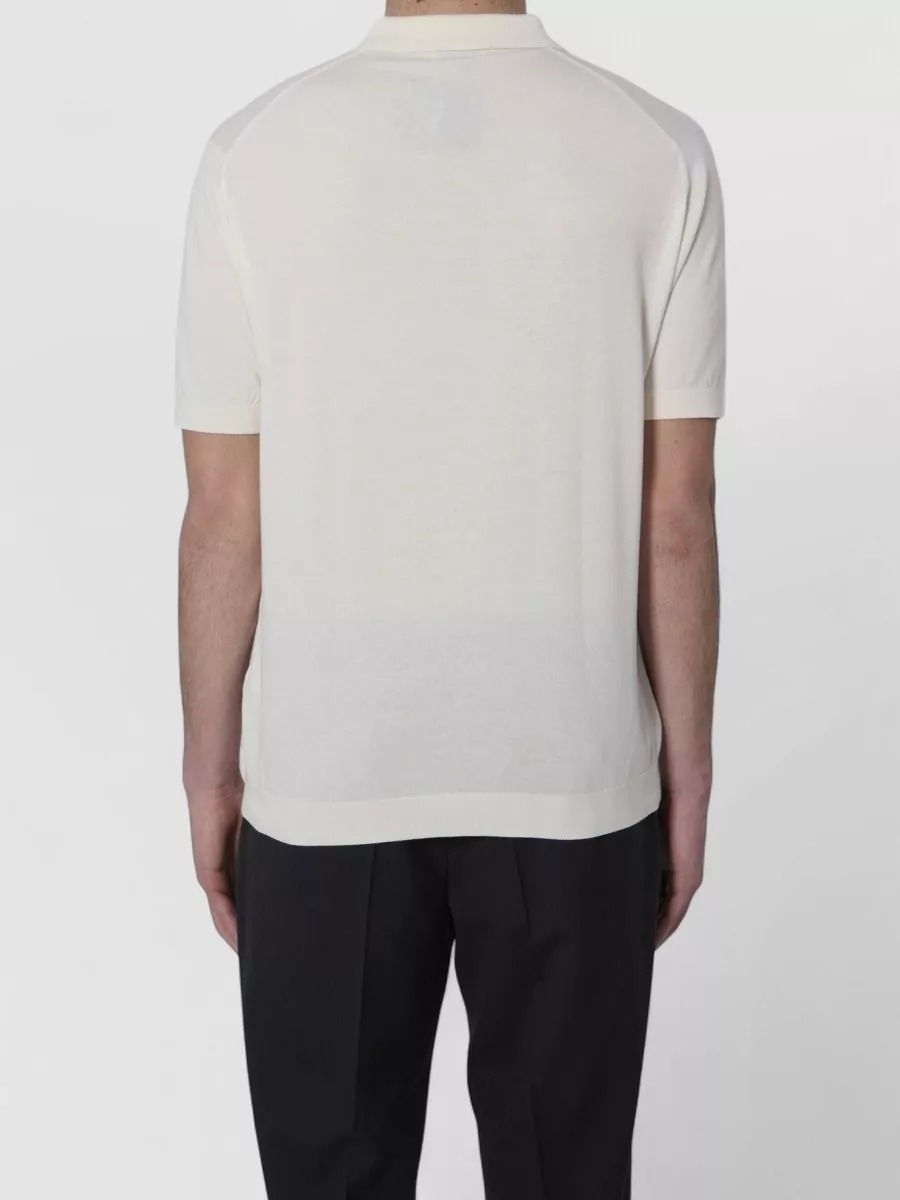 John Smedley Cotton Short-Sleeve Polo Shirt