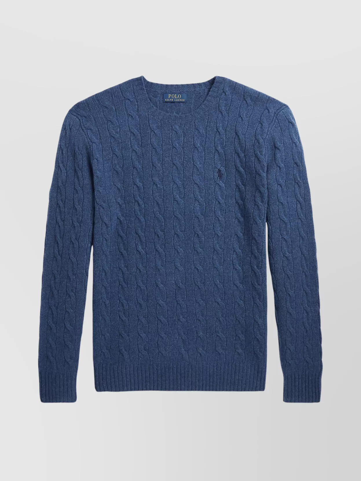 Polo Ralph Lauren cable-knit wool-cashmere crewneck jumper