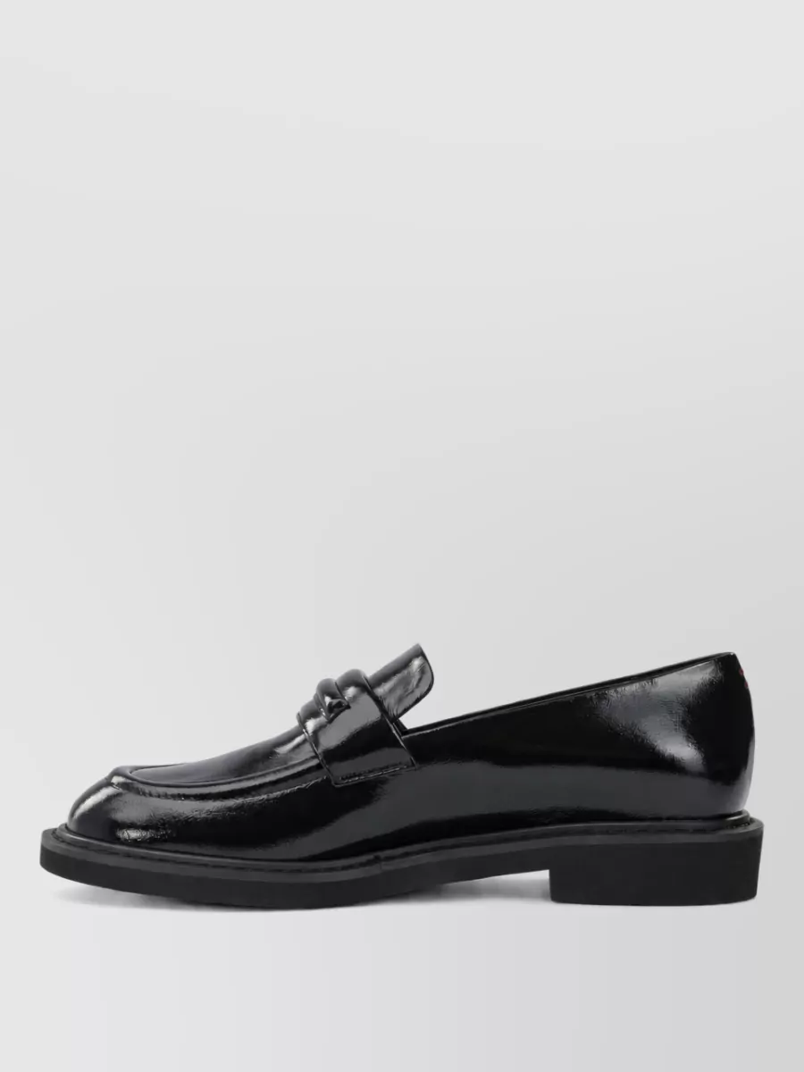 Halmanera Glossy Leather Loafers