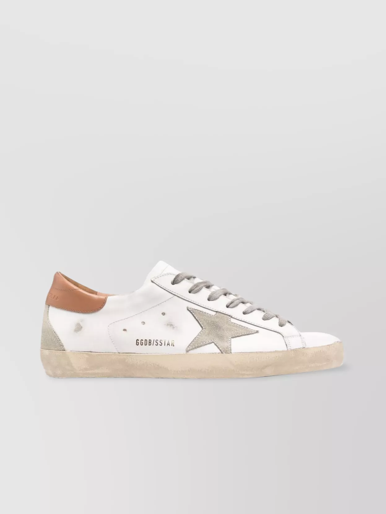Shop Golden Goose Iconic Distressed Low-top Sneakers In White