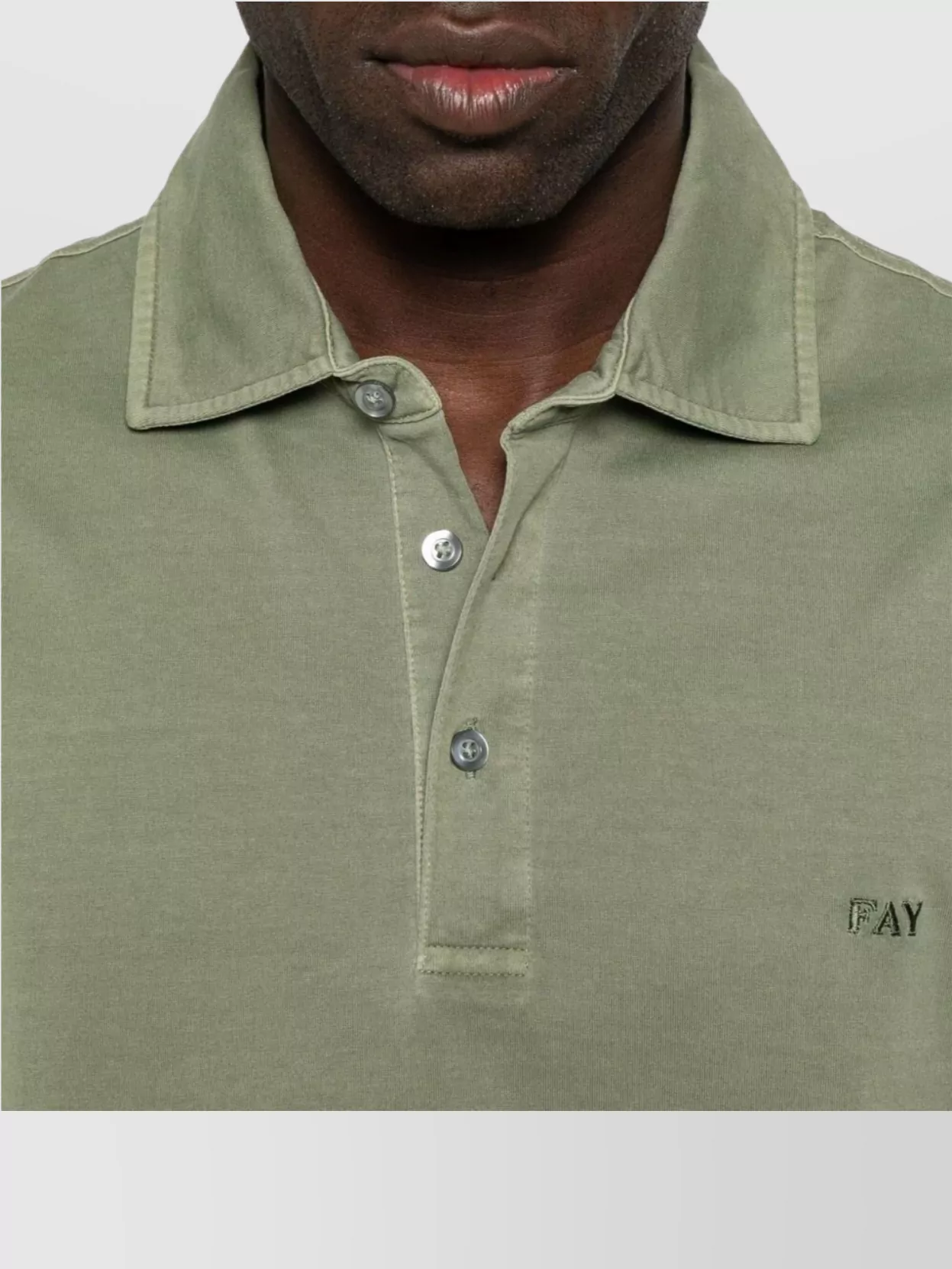 Fay Collared Polo Shirt Short Sleeves