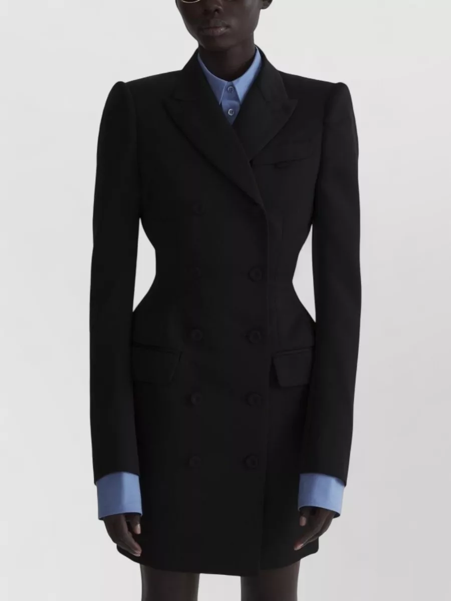 Mugler Wool Knee-Length Trouser Suit