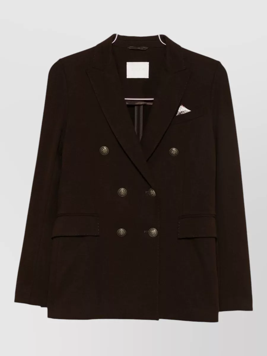 Circolo 1901 cotton double-breasted suit jacket