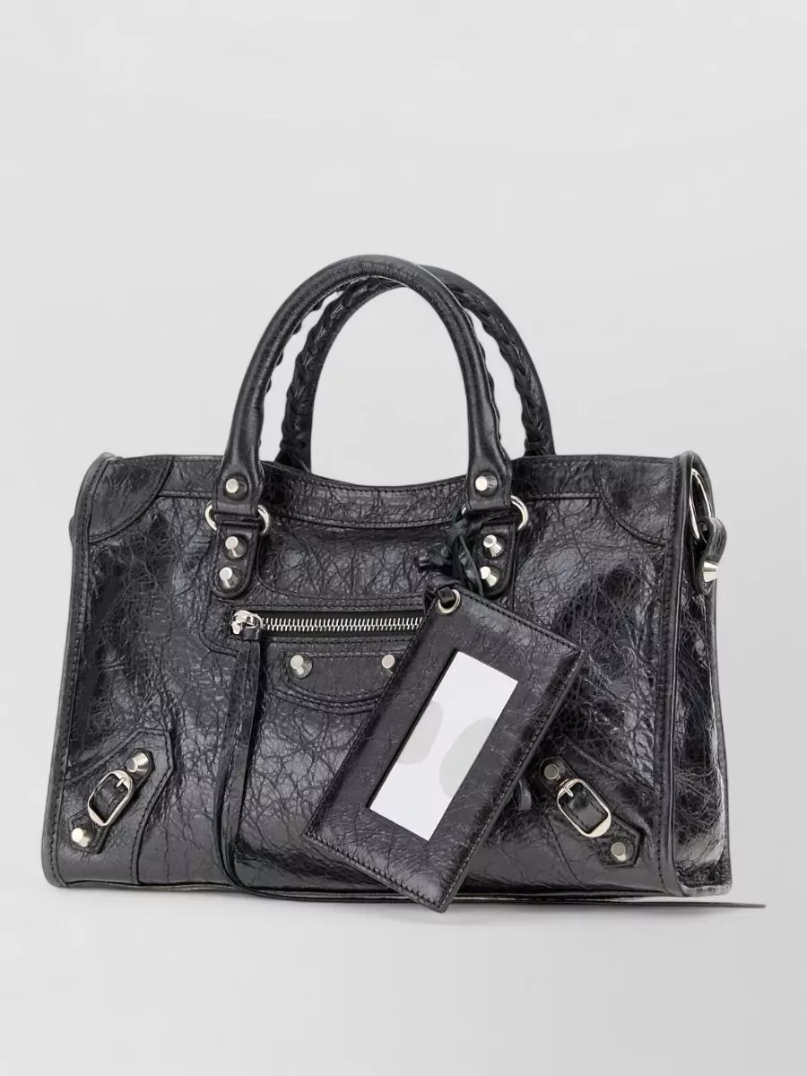 Balenciaga le city small leather tote bag