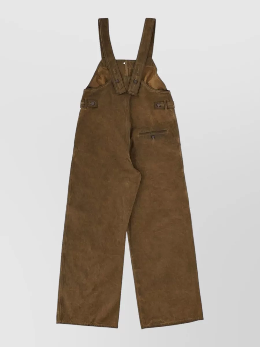 Uma Wang cotton wide-leg dungarees