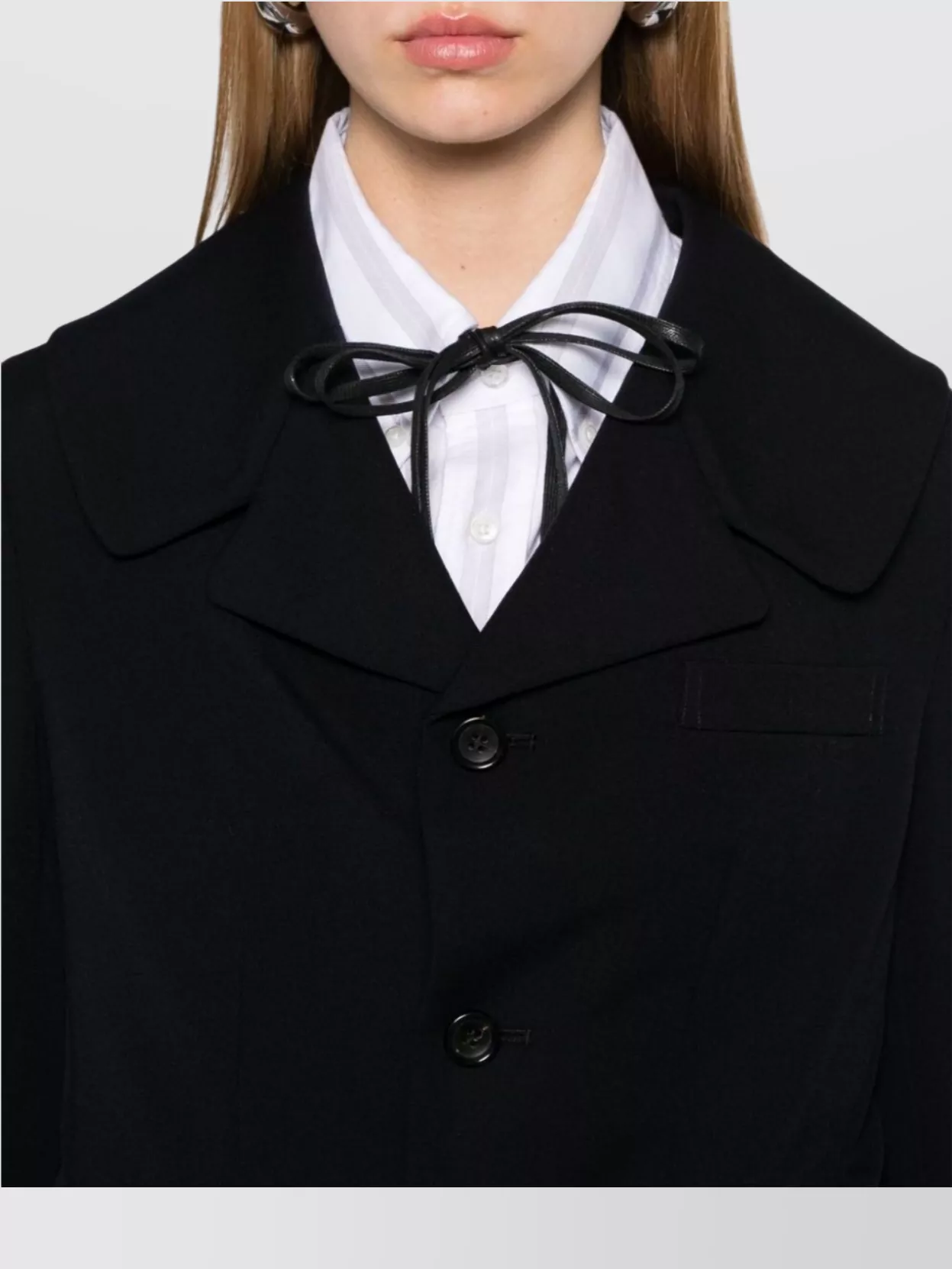 Comme Des Garçons Women's Jacket With Front Flap Pockets