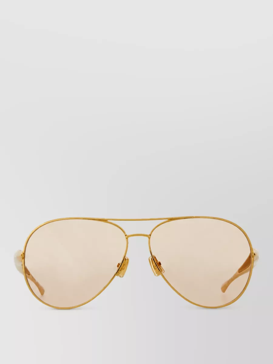 Bottega Veneta metal aviator sunglasses