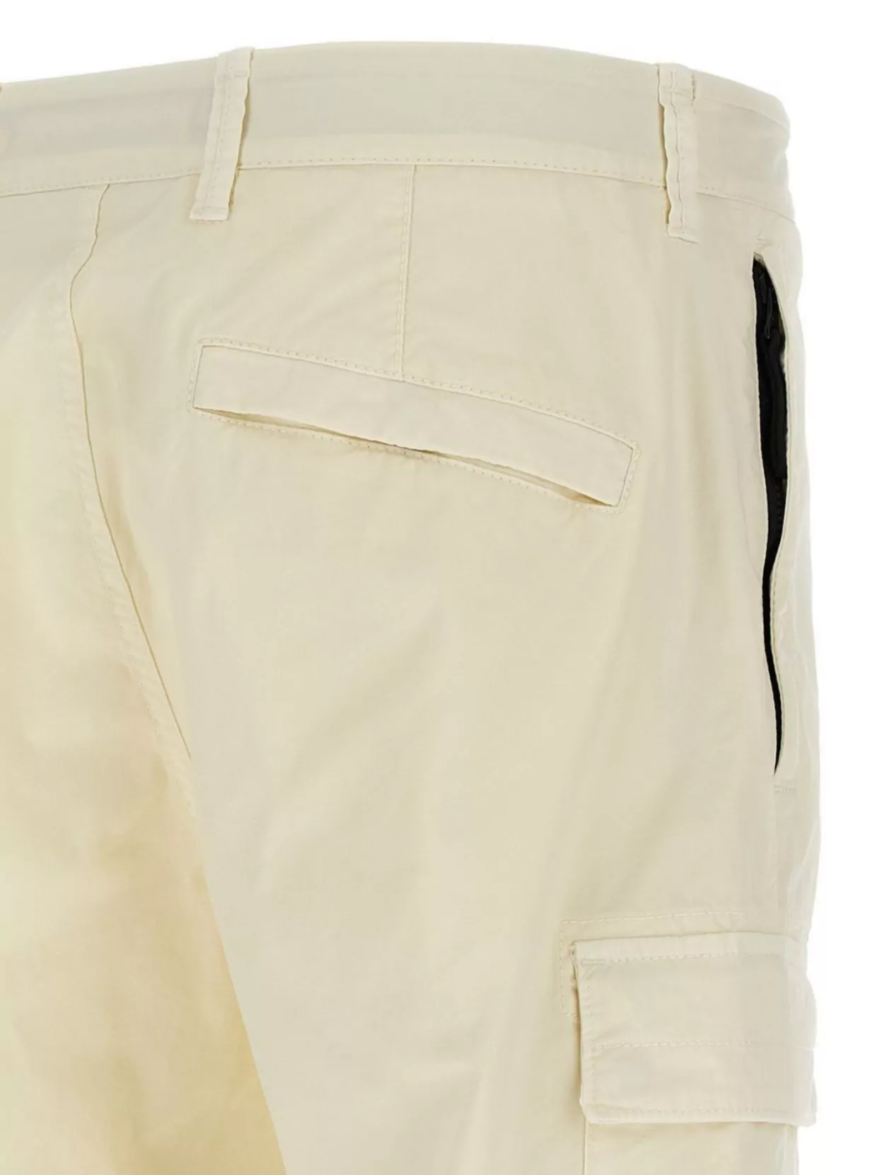 Stone Island Cargo Pants With Logo Badge And Pockets