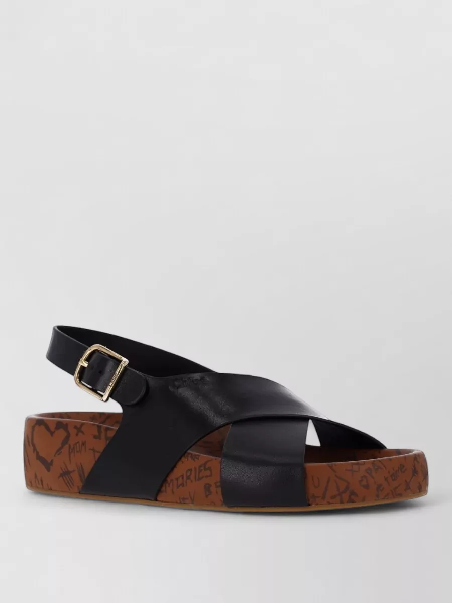 Chloé leather mules