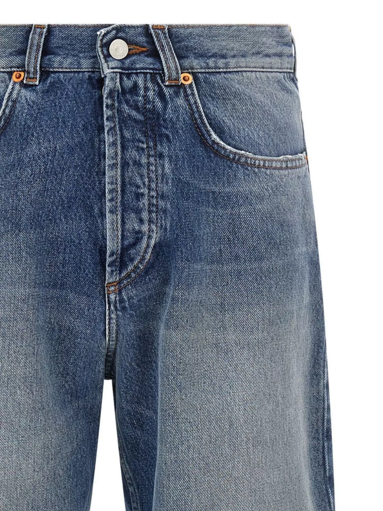 Magliano Five-Pocket Denim Trousers Featuring Belt Loops