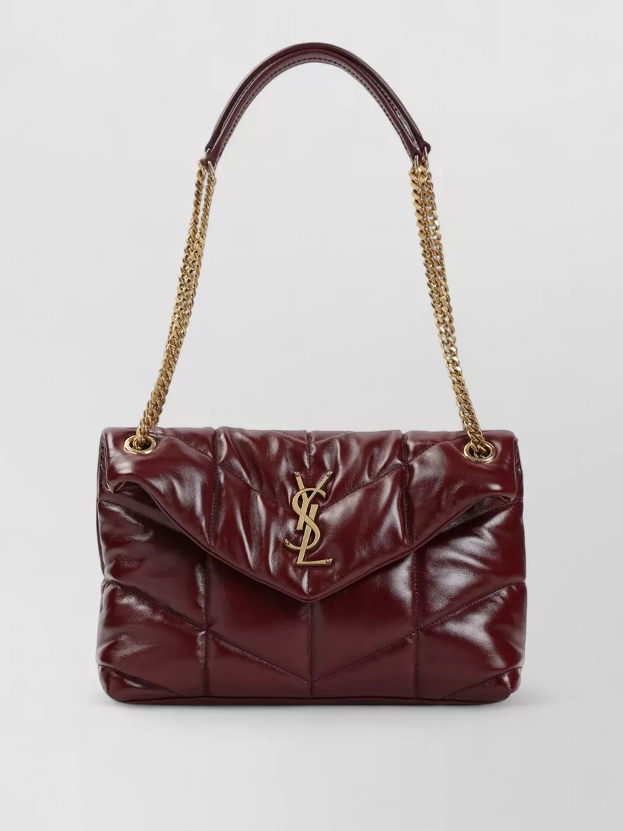 Saint Laurent Quilted Chain Strap Shoulder Bag