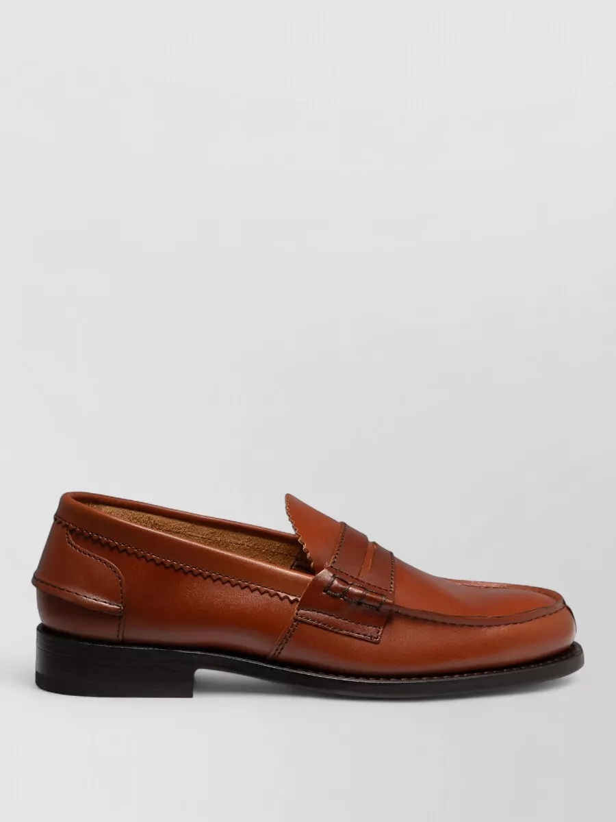 Saxone Of Scotland Leather Loafers