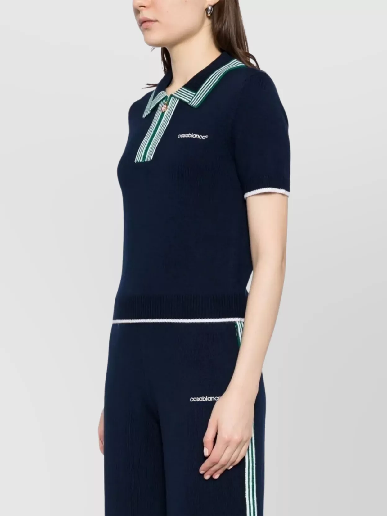 Casablanca Tennis Polo Short Sleeves