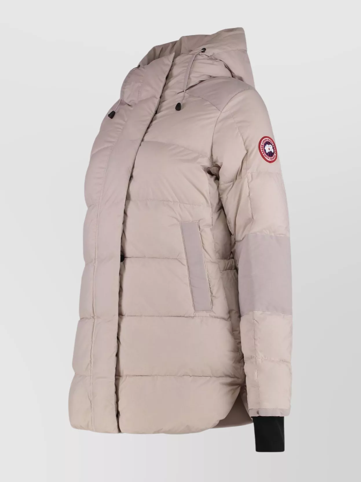 Shop Canada Goose Short Down Jacket With Hood And Pockets