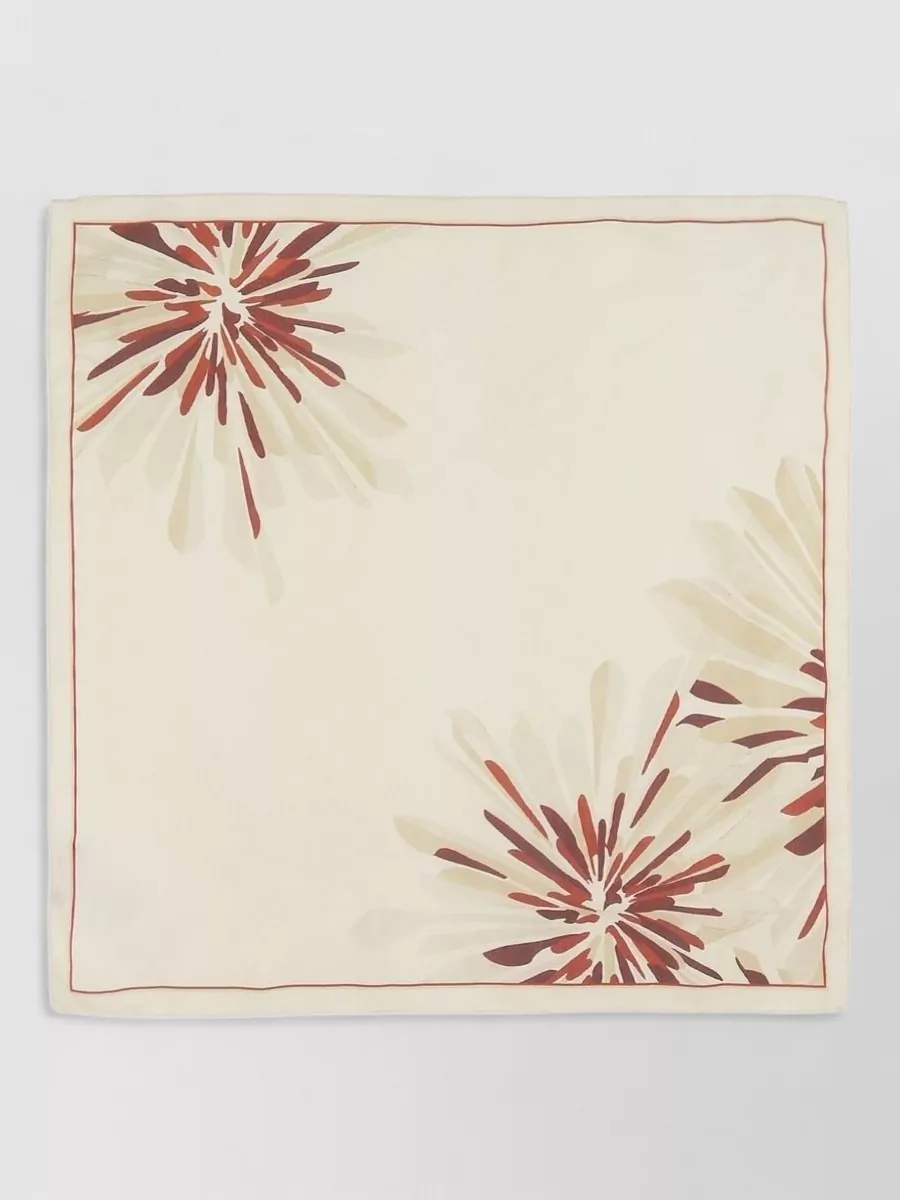 Brunello Cucinelli silk floral-print square scarf