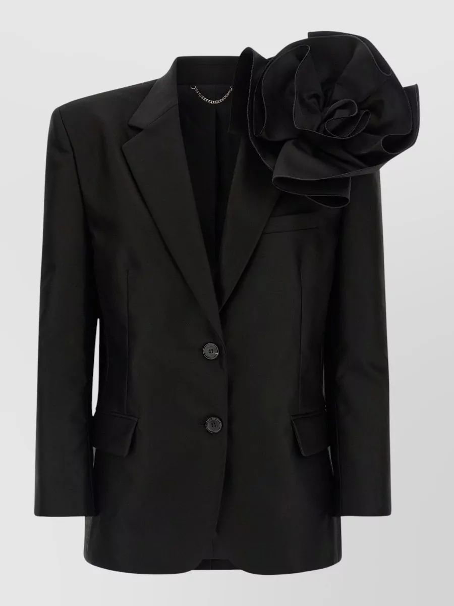 Magda Butrym Cotton Single-Breasted Blazer