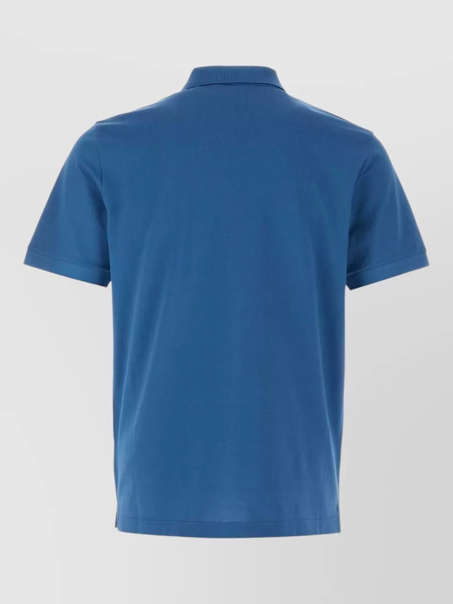 Prada Piquet Polo Shirt Collar Short Sleeves