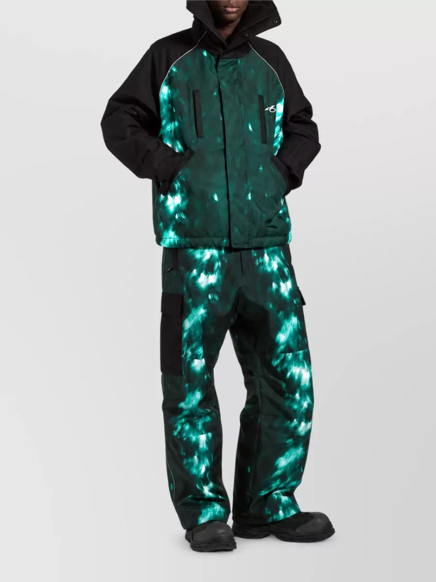 Balenciaga High Collar Tech Ski Parka
