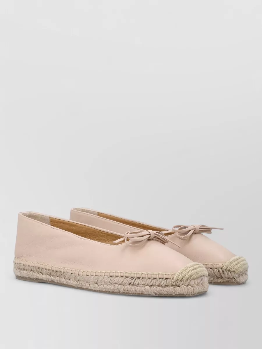Castaã±er Pax Nappa Ballerina Ribbon Espadrille Bow